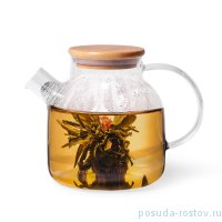 Заварочный чайник 1,2 л с бамбуковой крышкой &quot;Fissman&quot; / 212580