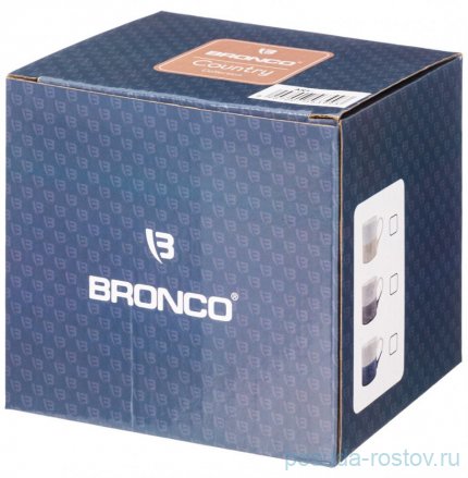 Кружка 530 мл бело-бежевая &quot;Bronco&quot; / 328773