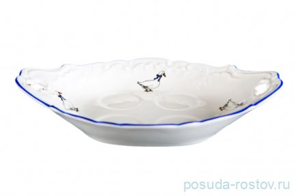 Поднос для специй 17 см с ручками &quot;Рококо /Гуси&quot; / 109899