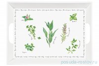 Поднос 51 х 38 см прямоугольный с ручками &quot;Herbarium&quot; / 293199