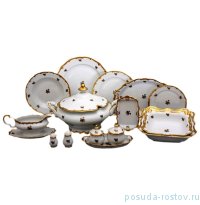 Столовый сервиз на 6 персон 30 предметов &quot;Роза золотая /золото&quot; / 002101
