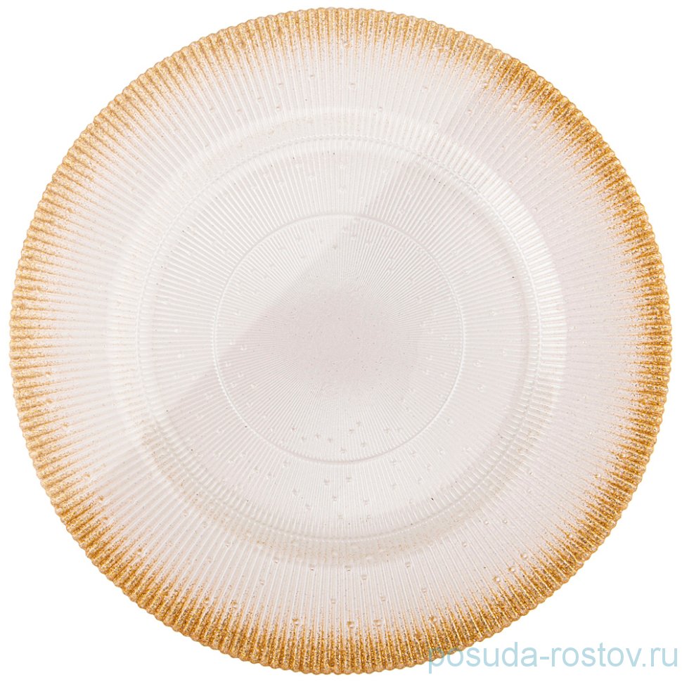 Тарелка 21 см "glamour gold" / 259711