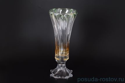 Ваза для цветов 28 см н/н &quot;Пикадилли /Пикалино /янтарно-зеленая&quot; R-G / 124703