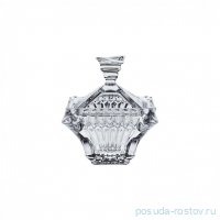 Ваза для конфет 19 см с крышкой &quot;Prague /Без декора&quot; хрусталь Йиглава / 335735