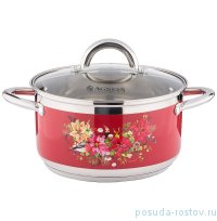Кастрюля 22 х 12 см со стеклянной крышкой 4,7 л &quot;Agness /Торжество&quot; / 196282