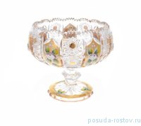 Конфетница 15 см н/н &quot;CRYSTAL HEART /Хусталь с золотом&quot; / 244906