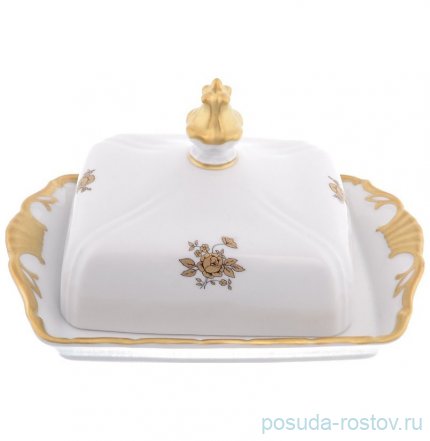 Маслёнка &quot;Корона /Золотая роза&quot; / 212740