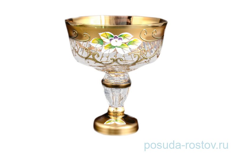 Конфетница 13 см н/н "Star Crystal /Лепка прозрачная" / 099239
