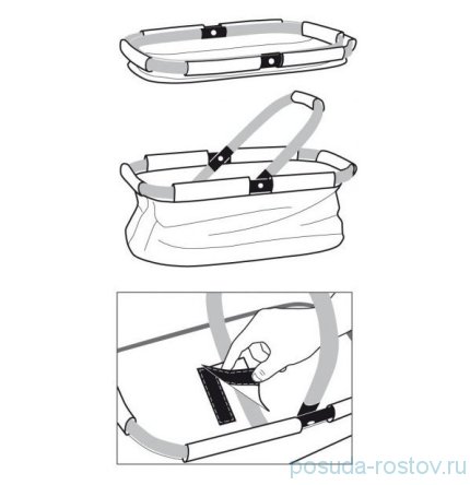 Корзина для покупок складная &quot;Tescoma /SHOP!&quot; / 141655