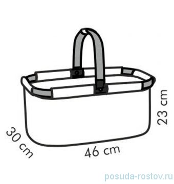 Корзина для покупок складная &quot;Tescoma /SHOP!&quot; / 141655
