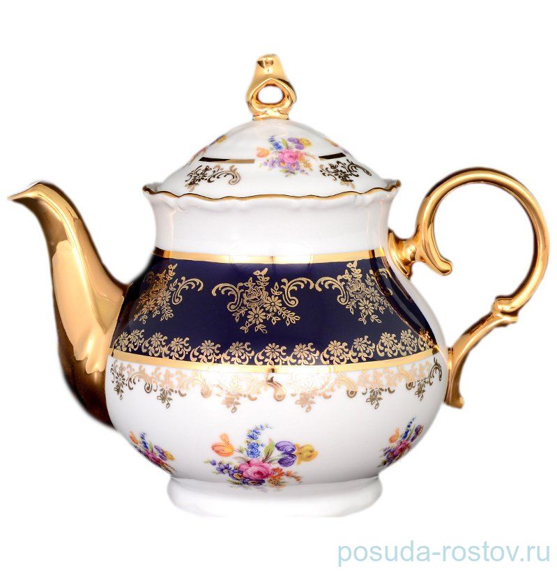 Заварочный чайник 1,2 л "Офелия /Кобальт /Полевой цветок" / 078834