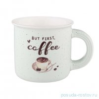 Кружка but first coffee 355 мл белая / 345919