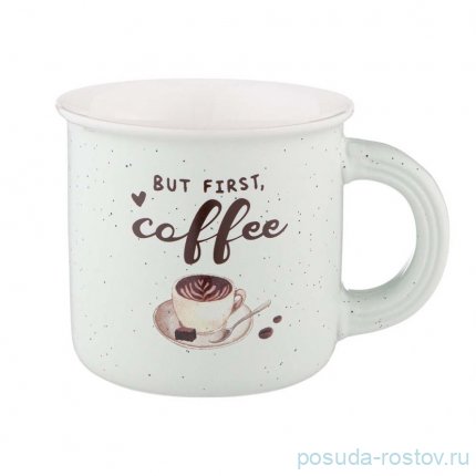 Кружка but first coffee 355 мл белая / 345919
