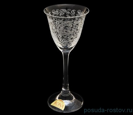 Рюмки 60 мл 6 шт &quot;Флора /Белое кружево&quot; / 018385