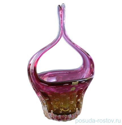 Корзинка 37 см &quot;Розовая с пузырьками&quot; / 029931