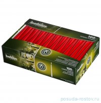 Свечи конические 24 х 2,3 см 100 шт &quot;Красные /Bolsius&quot; / 317849