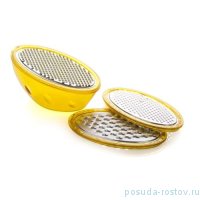 Тёрка 11,6 x 9,5 x 7 см круглая с поддоном из пластика + 4 сменных блока &quot;Banquet&quot; / 155570