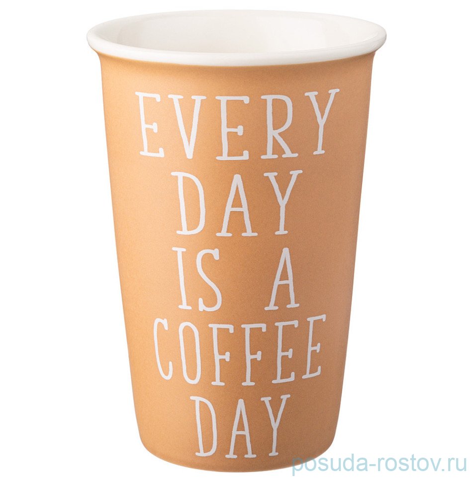 Кружка 380 мл "Кофемания /Every day is a coffee day" / 330229