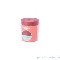 Свеча Рустик 8 х 6,8 см &quot;Christmas world /Бордовая /Bolsius&quot; / 262584