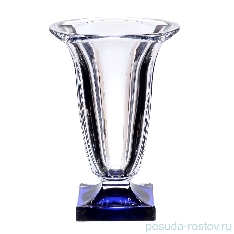 Ваза для цветов 29 см н/н "Магма /Синее дно" / 095931