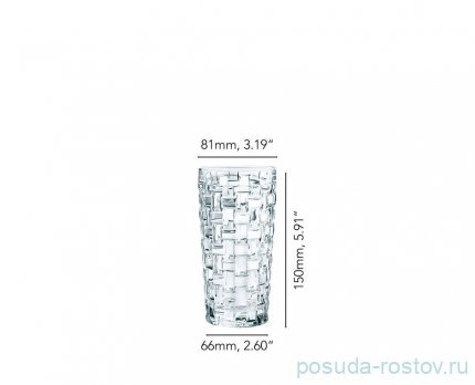 Стаканы для воды 395 мл 4 шт &quot;Bossa Nova&quot; / 295240