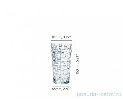 Стаканы для воды 395 мл 4 шт &quot;Bossa Nova&quot; / 295240