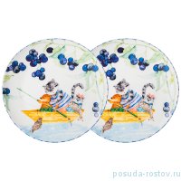 Набор тарелок 19 см 2 шт &quot;Happy family&quot; / 252073