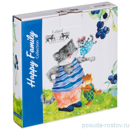 Набор тарелок 19 см 2 шт &quot;Happy family&quot; / 252073