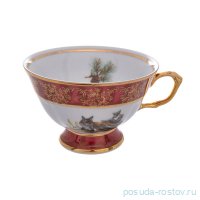 Чайная чашка 200 мл 1 шт &quot;Мария-Тереза /Охота красная&quot; / 276901