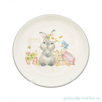 Тарелка 21 х 2,3 см &quot;Spring Bunnies&quot; / 280007