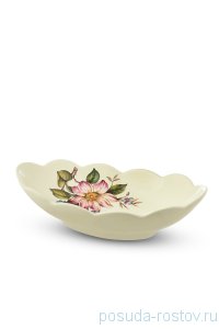 Блюдо 30 х 19,5 см овальное &quot;Artigianato ceramico /Весенние лепестки&quot; / 243540