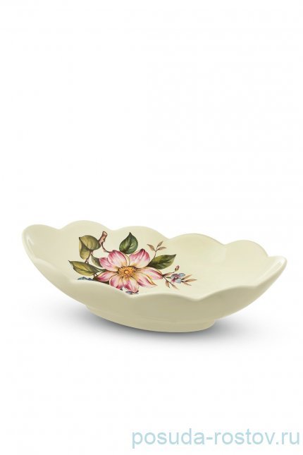 Блюдо 30 х 19,5 см овальное &quot;Artigianato ceramico /Весенние лепестки&quot; / 243540