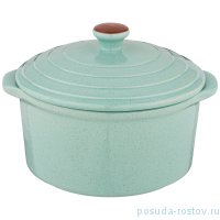 Гоpшочек для запекания 16 х 14 х 11 см лазурный 600 мл &quot;Modern kitchen&quot; / 263963