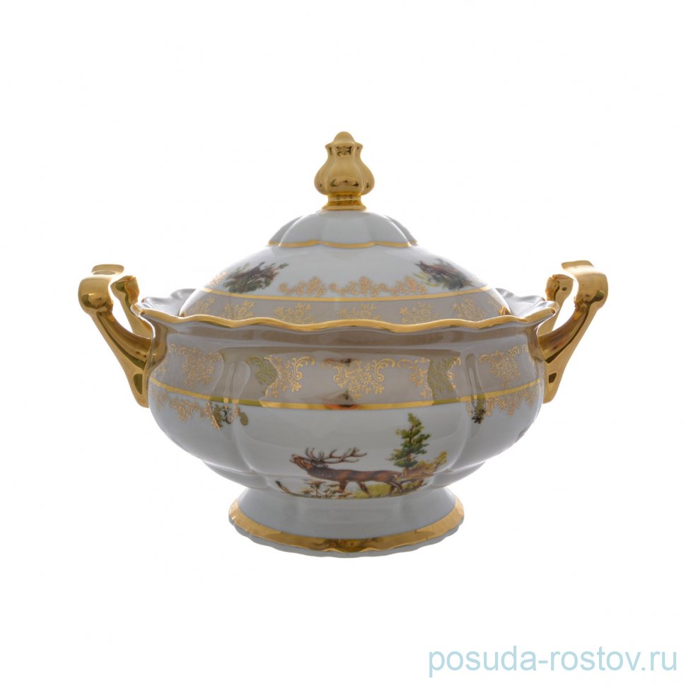 Супник 3,5 л "Корона /Аристократ /Охота бежевая" / 286332