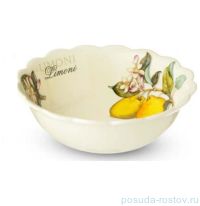 Салатник 25,5 см &quot;Artigianato ceramico /Лимоны&quot; / 060075