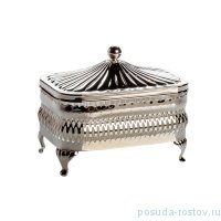 Шкатулка 12 х 8 см на ножках с крышкой &quot;Queen Anne&quot; / 152052