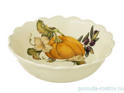 Тарелка 20,5 см глубокая 2 шт &quot;Artigianato ceramico /Тыква&quot; / 149456