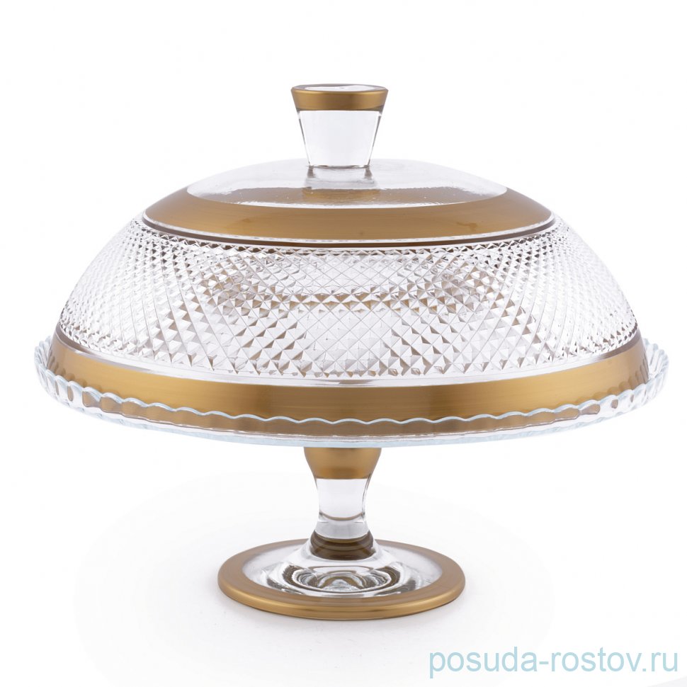 Тортница 32 х 26 см н/н с крышкой "Barok" / 259806