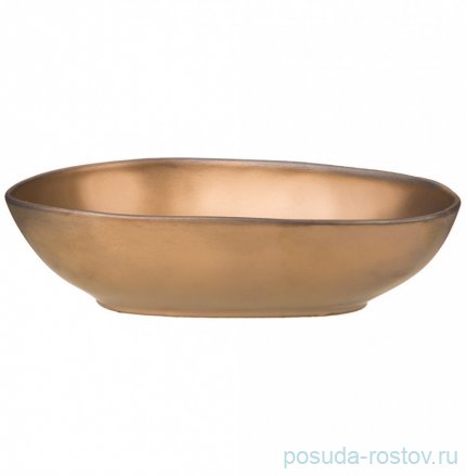 Салатник 22,5 х 16 х 6 см 800 мл &quot;bronze&quot; (3шт.) / 282858