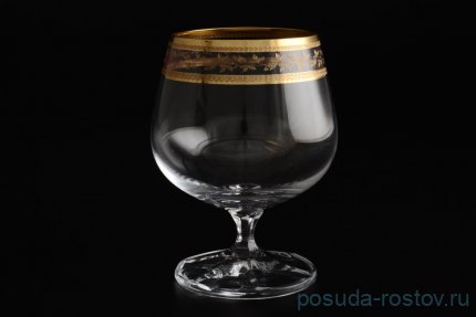 Бокалы для бренди 250 мл 6 шт &quot;Лаура /Золотые листики&quot; / 028672