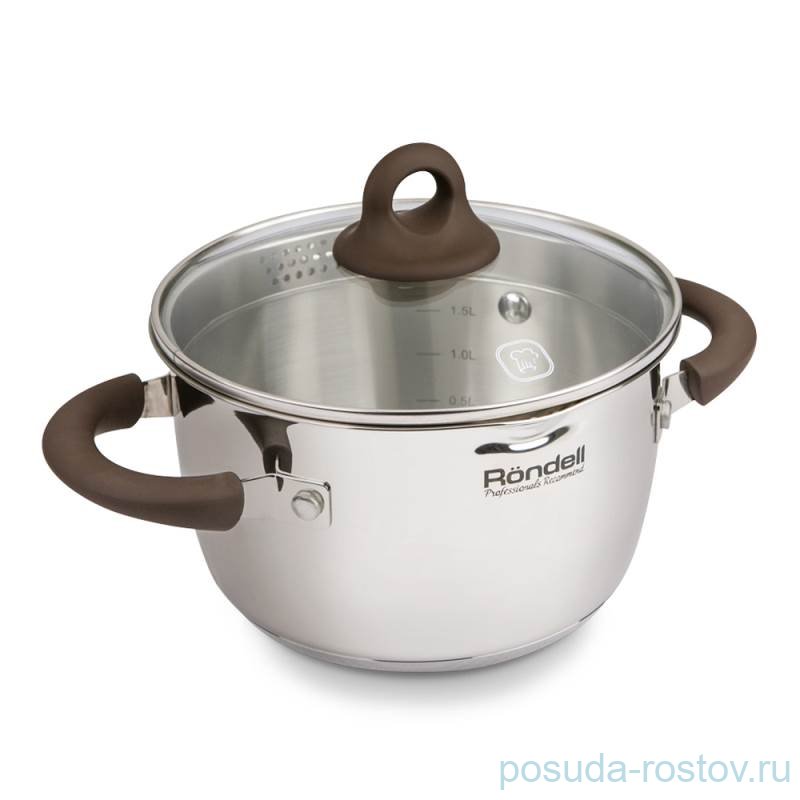 Кастрюля 20 см со стеклянной крышкой 3,2 л "Aristokrat" / 137361