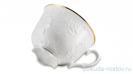 Чайная пара 330 мл 1 шт &quot;Рококо /Две линии золото&quot; / 255289