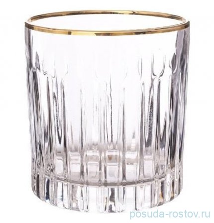 Стаканы для виски 360 мл 6 шт &quot;Таймлесс /Отводка золото&quot; AS Crystal  / 347597