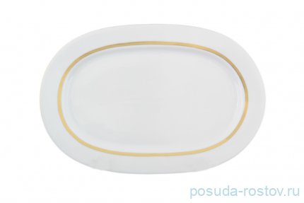 Блюдо овальное 33 см Корона Goldie / 113929