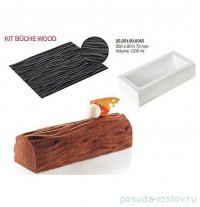 Форма кондитерская 25 х 9 х 7 см &quot;KIT BUCHE WOOD&quot; / 316723