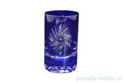 Стаканы для воды 150 мл 6 шт синие &quot;Идеал /Резные цветные&quot; / 108584