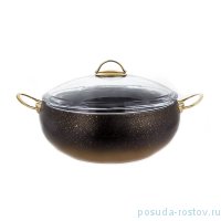 Кастрюля 32 х 12 см с антипригарным гранитным покрытием 9,5 л &quot;KEOPS SETS /GOLD&quot; / 169767