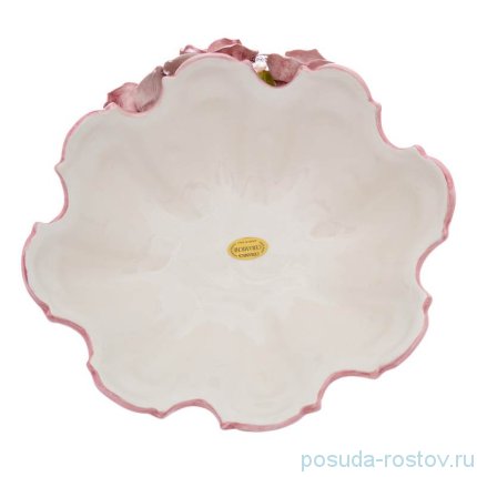 Блюдо 30 х 32 см круглое н/н &quot;Розы&quot; / 275740