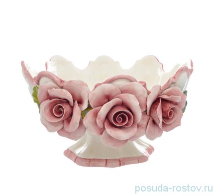 Блюдо 30 х 32 см круглое н/н &quot;Розы&quot; / 275740