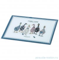 Разделочная доска 30 х 30 х 0,4 см прямоугольная &quot;Family farm&quot; / 330628